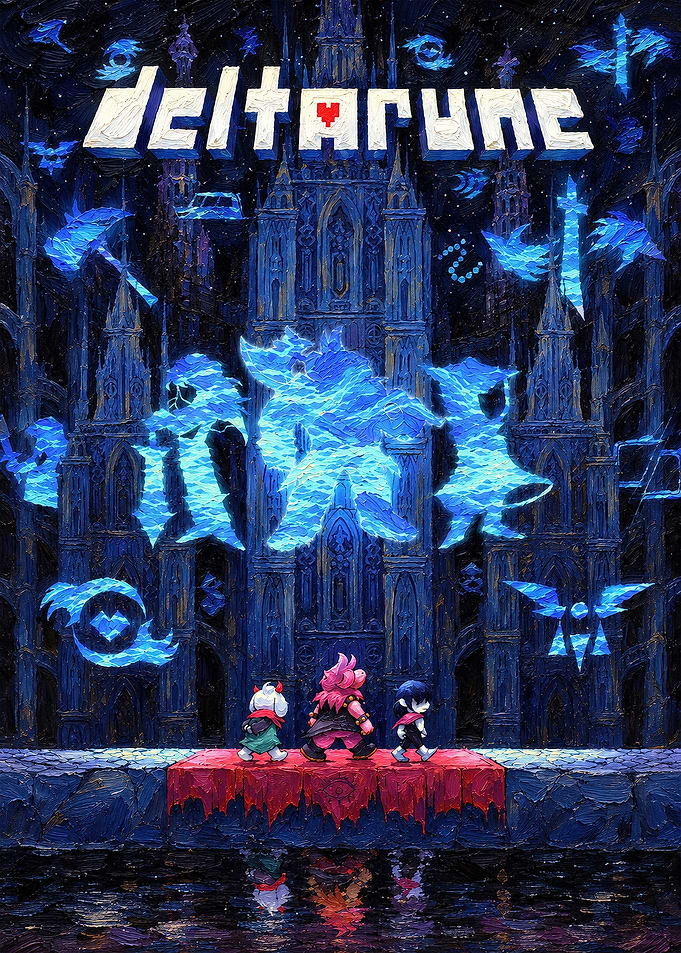 Deltarune Chapter 2 Oil Painting Style