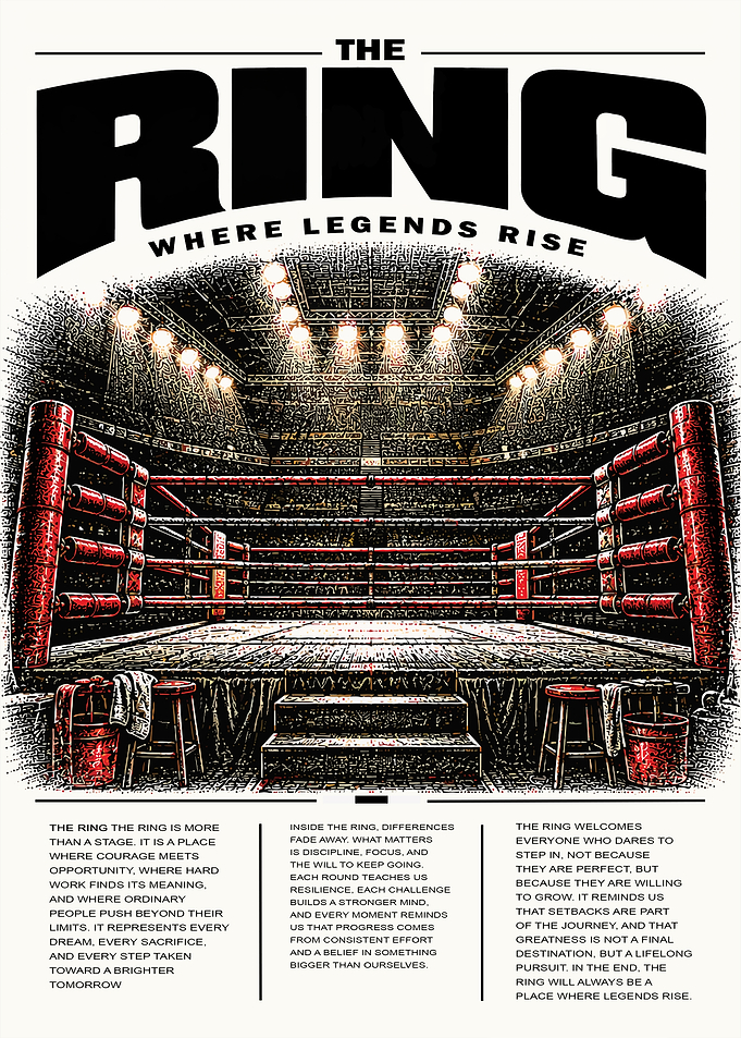 The Ring Where Legends Rise Poster