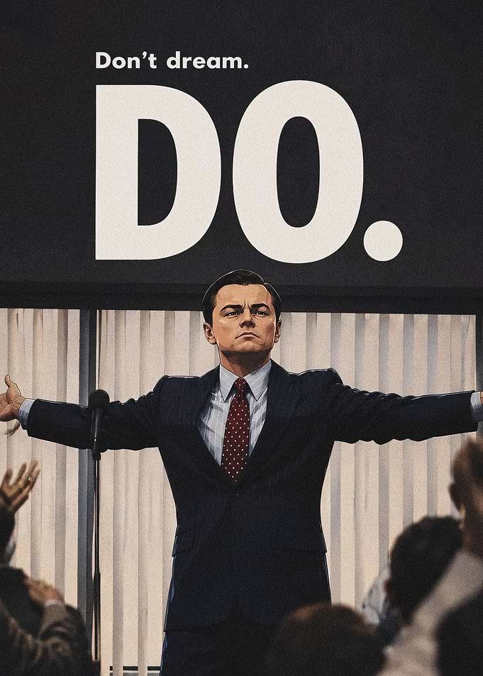 The Wolf of Wall Street Motivational Poster