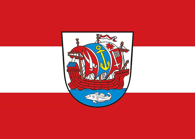 Flag of Bremerhaven Germany