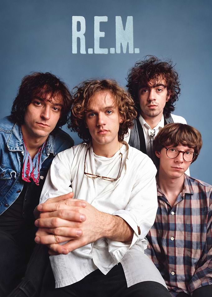 R.E.M. Band Portrait Poster