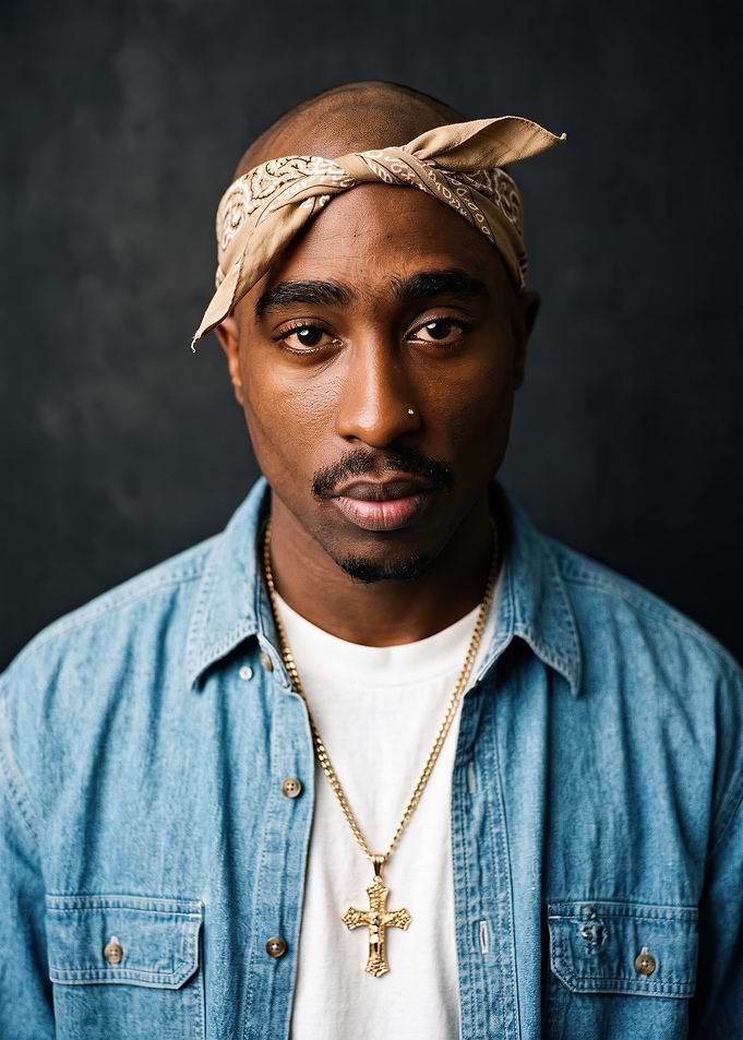Portrait of Tupac Shakur