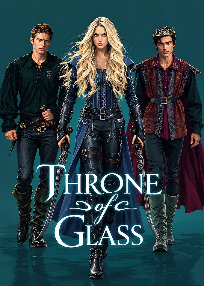 Throne of Glass Fantasy Book Poster