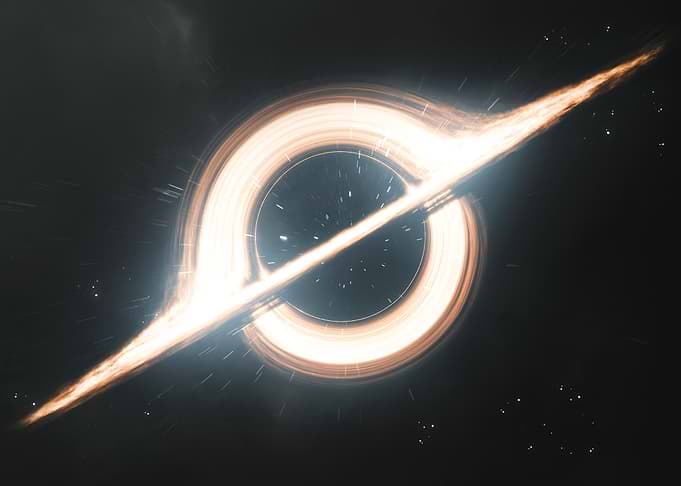 Gargantua Black Hole from Interstellar