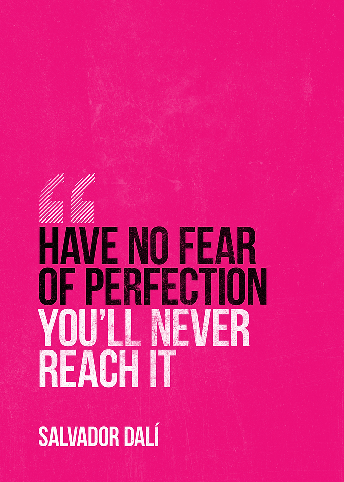 Salvador Dali Inspirational Quote Poster