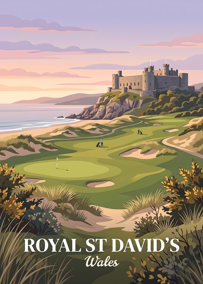 Royal St David's Golf Course Poster