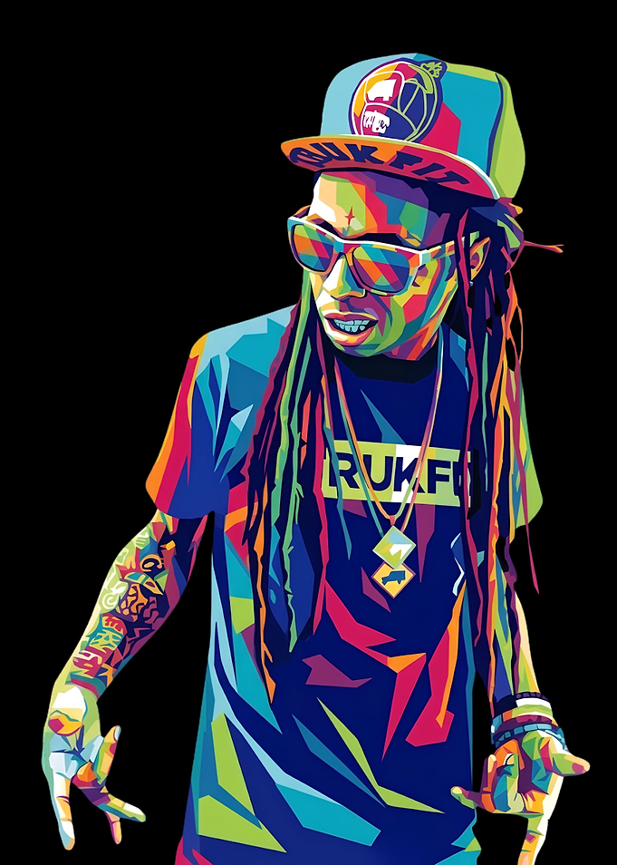 Lil Wayne Pop Art Portrait