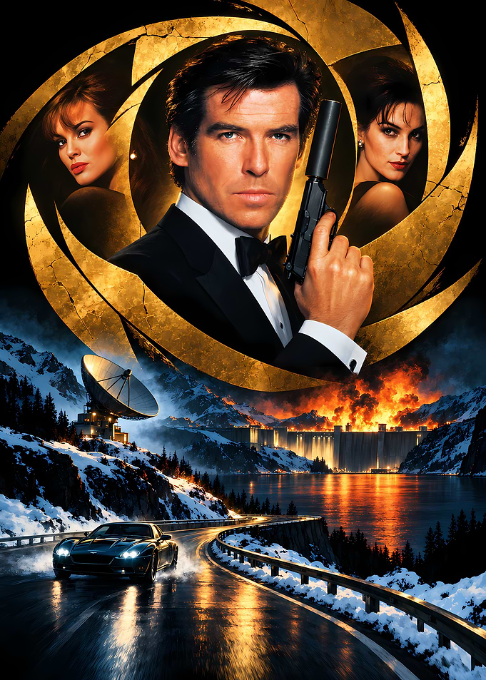 James Bond GoldenEye Movie Poster