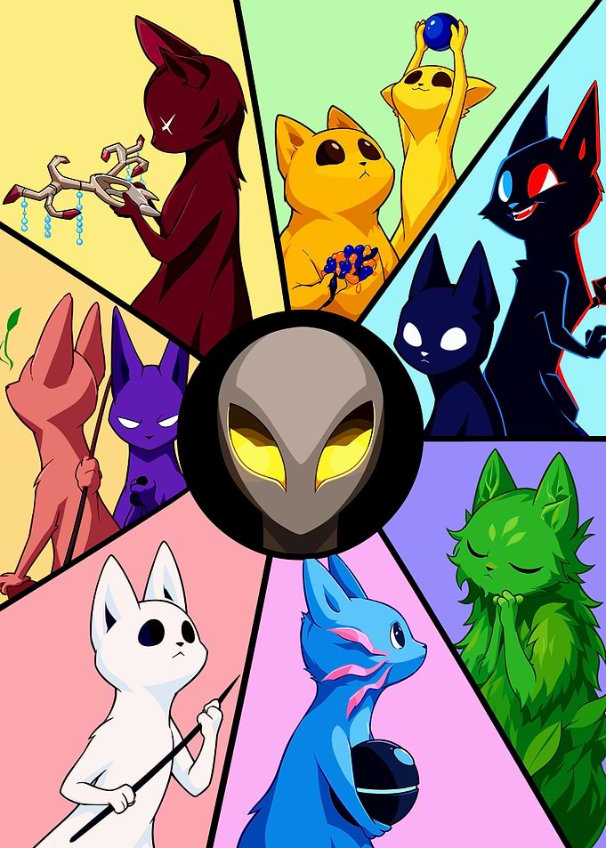 Rain World Slugcat Color Wheel