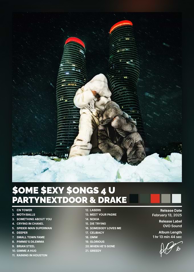 PARTYNEXTDOOR & Drake Album Poster