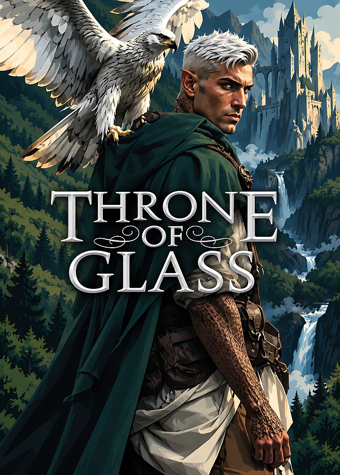 Throne of Glass Fantasy Book Cover