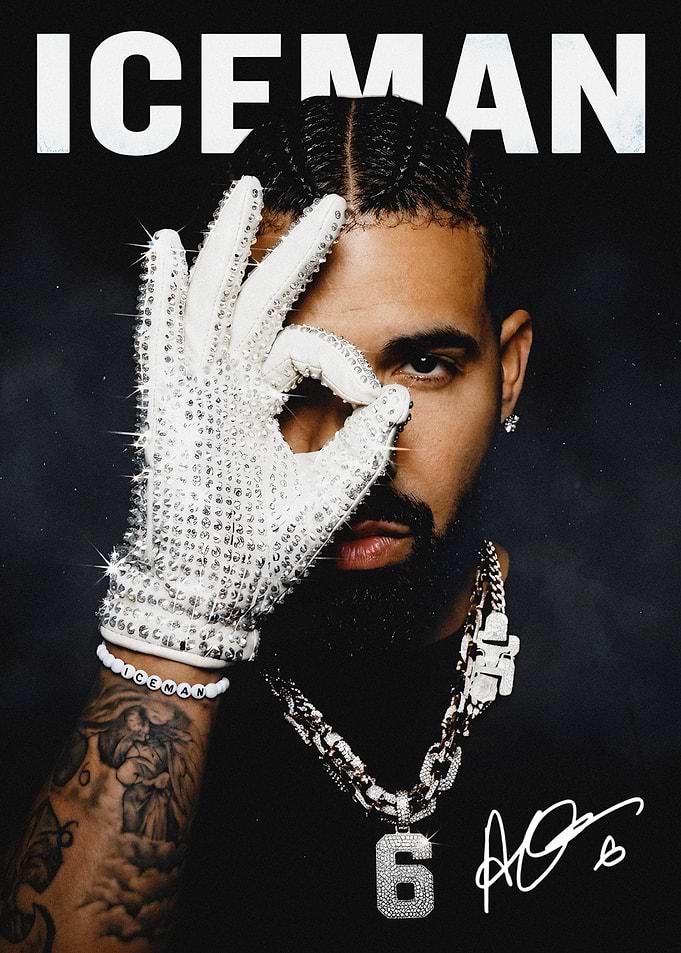 Drake Iceman Portrait art