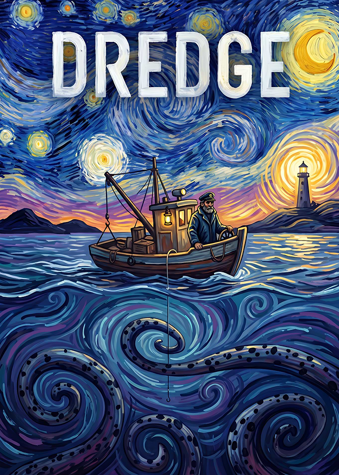 Dredge Game Van Gogh Style Art