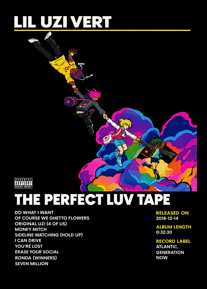 Lil Uzi Vert The Perfect Luv Tape Poster
