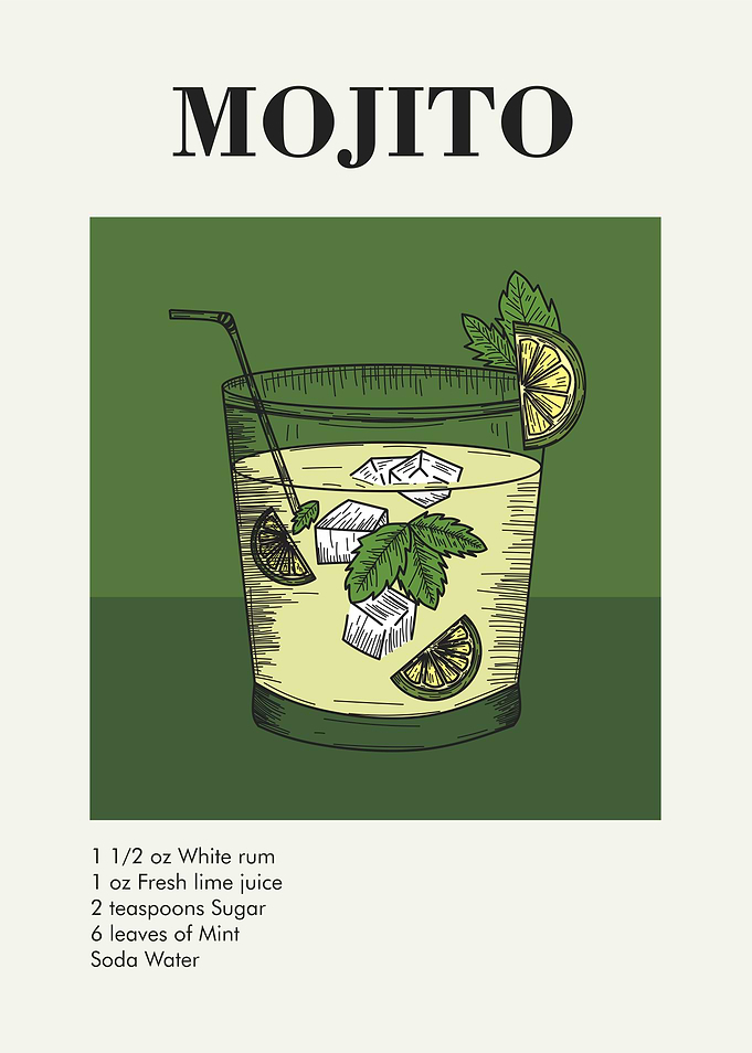 Vintage Mojito Cocktail Guide