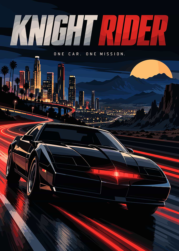Knight Rider KITT Poster