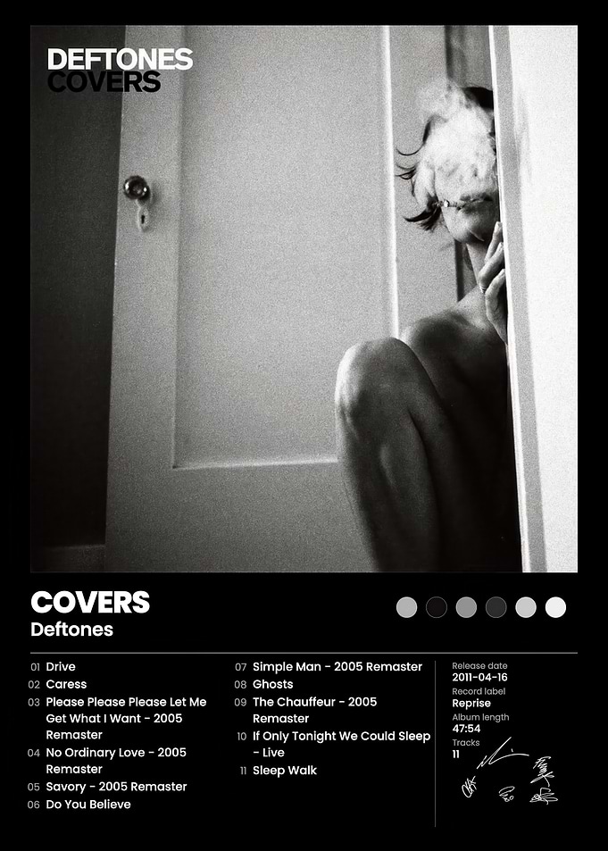Deftones Covers Album Poster