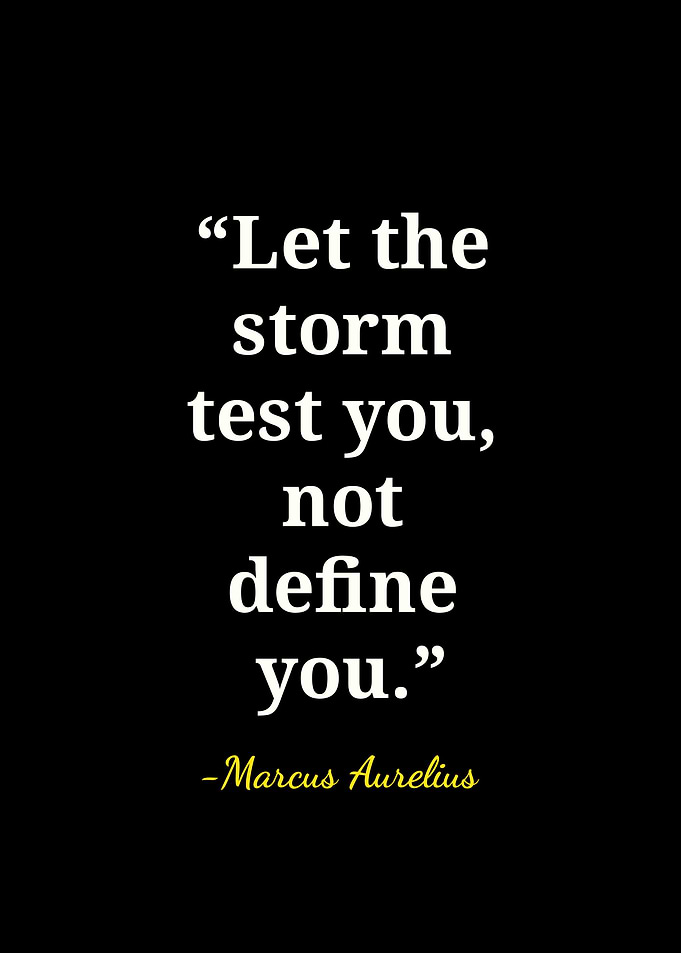 Marcus Aurelius Inspirational Quote Poster