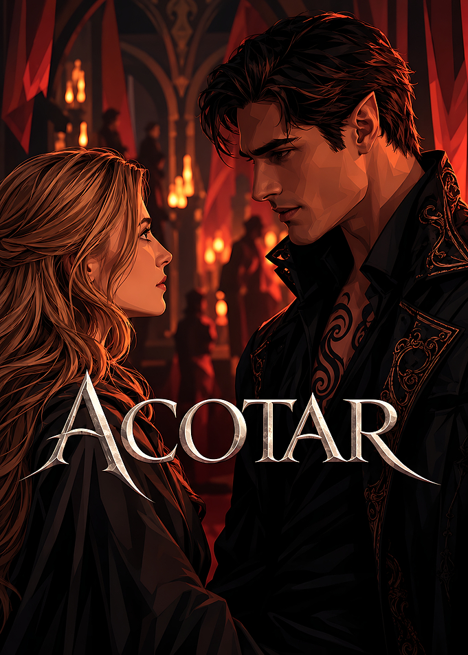 ACOTAR Fantasy Romance Illustration