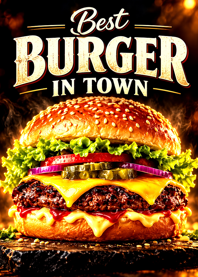 Best Burger in Town Poster