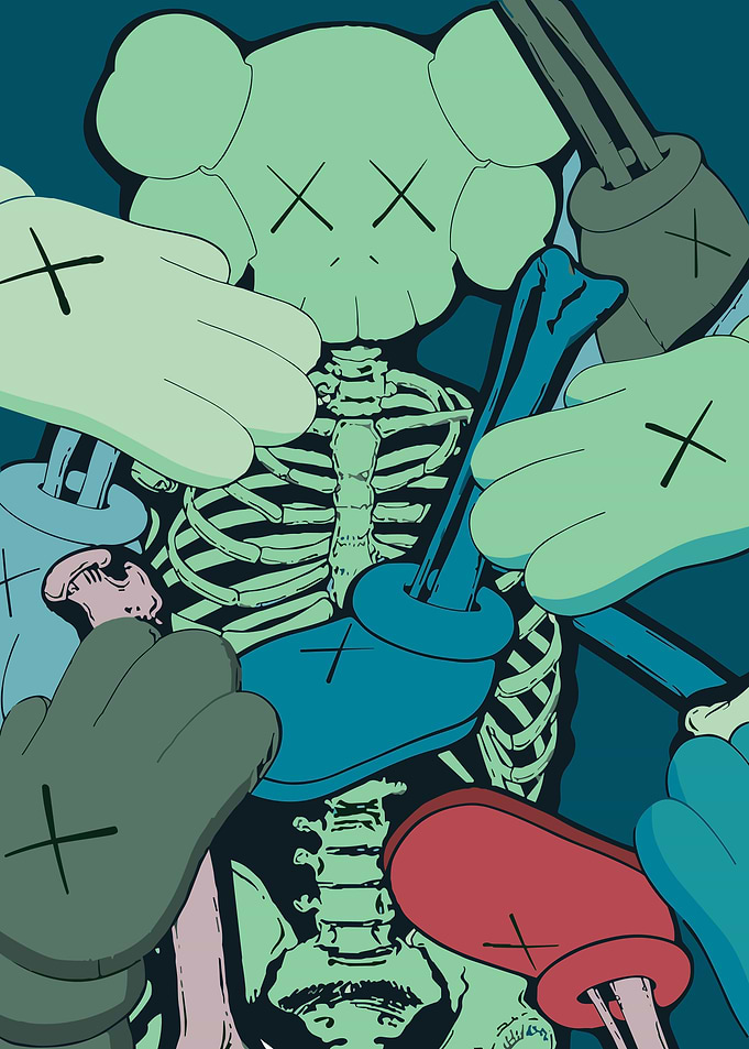 KAWS Dissected Companion Pop Art