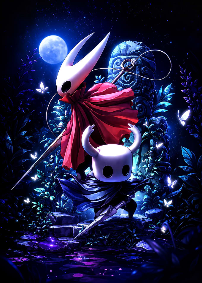 Hollow Knight and Hornet Fan Art