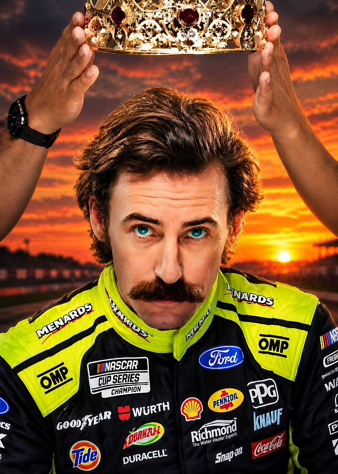 Ryan Blaney NASCAR Champion Portrait
