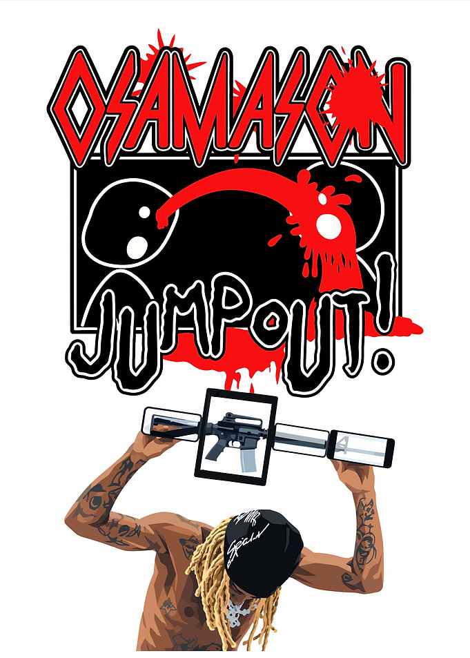 Osamason Jumpout Graphic Art