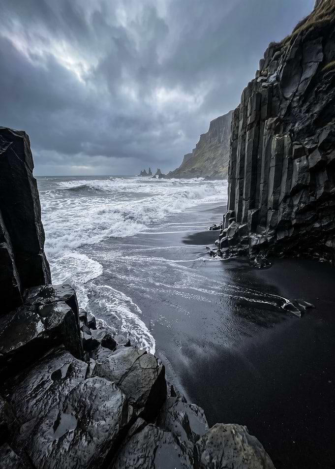 Reynisfjara Black Sand Beach Iceland