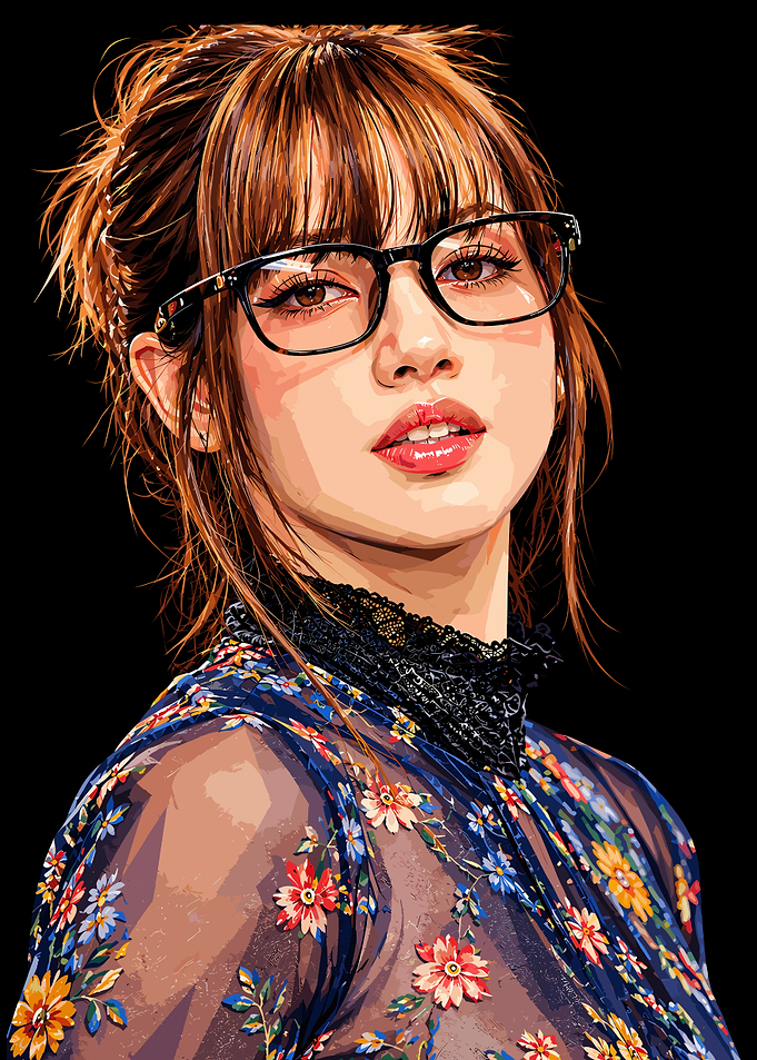 Portrait of a Woman with Glasses
