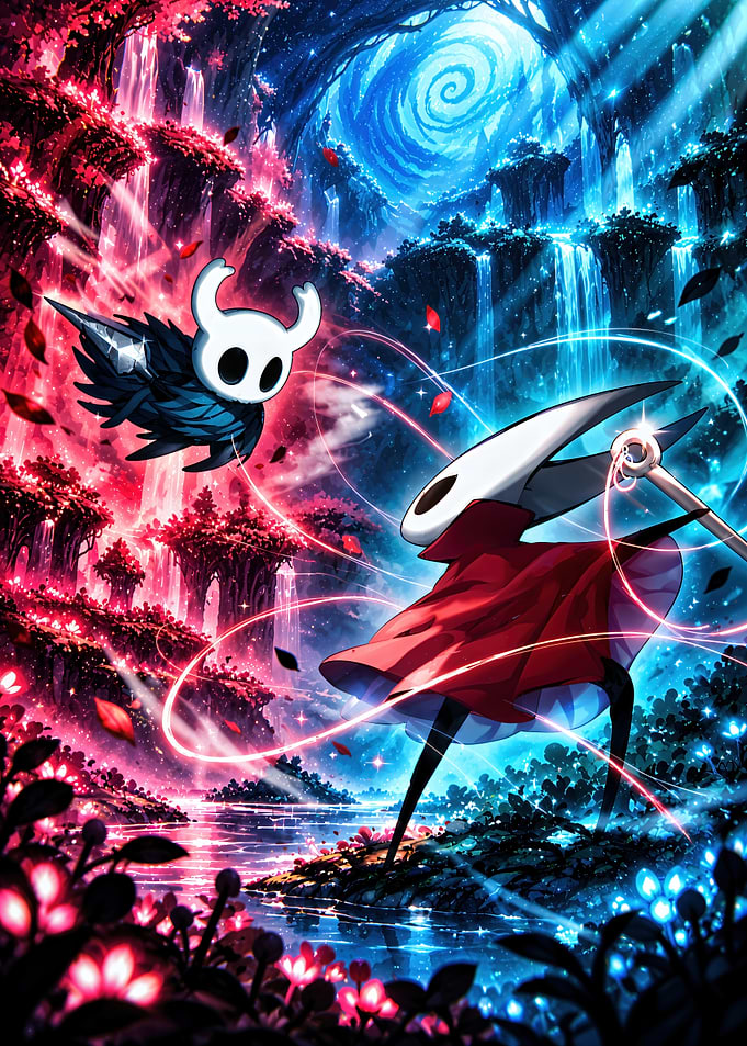Hollow Knight and Hornet