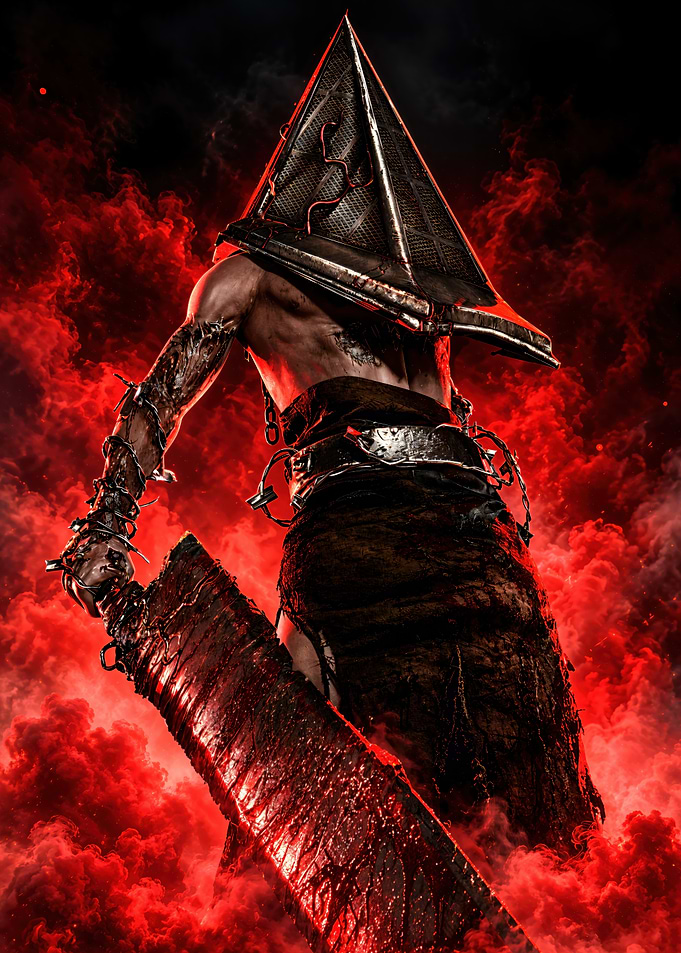 Pyramid Head Silent Hill Horror Art