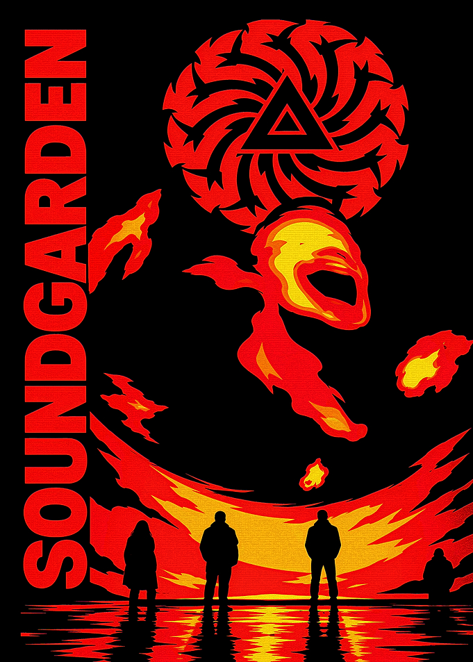 Soundgarden Band Poster Art