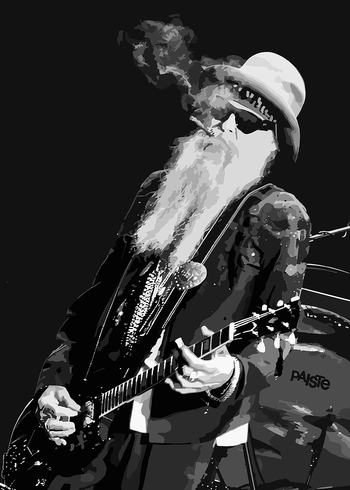 Billy Gibbons Playing Guitar