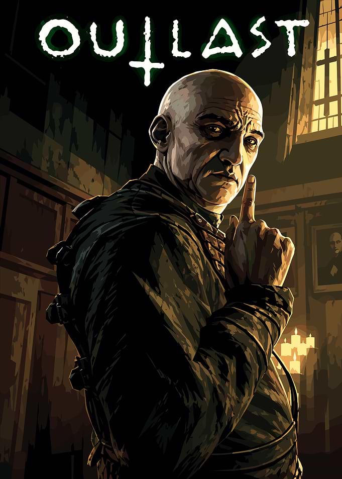 Outlast Father Martin Poster