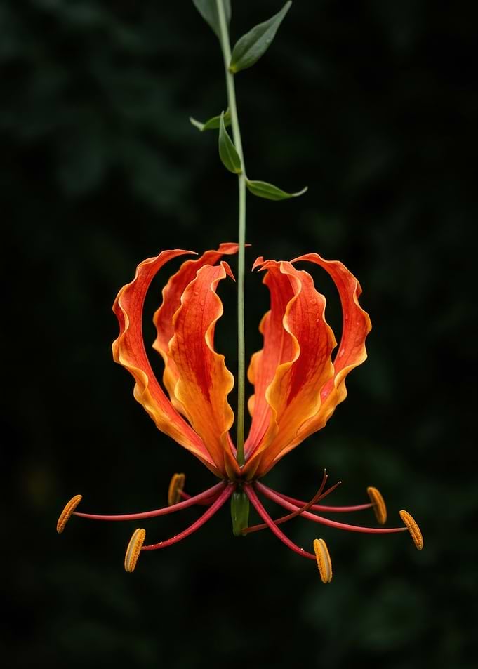 Vibrant Gloriosa Lily Flower