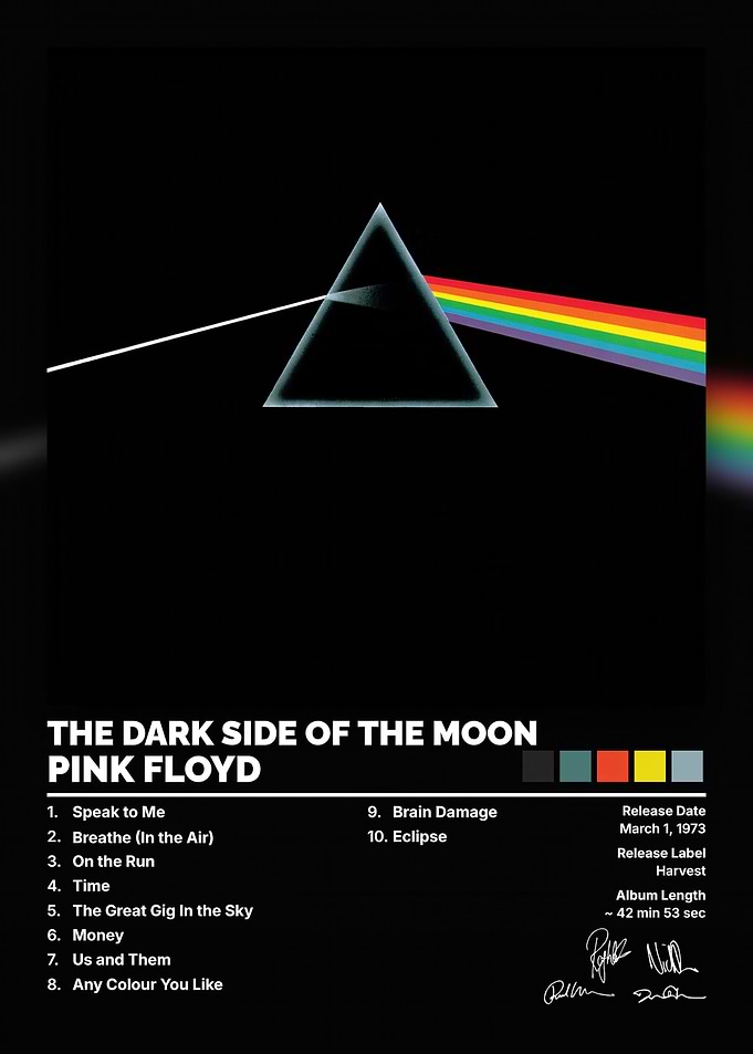 Pink Floyd The Dark Side of the Moon Poster