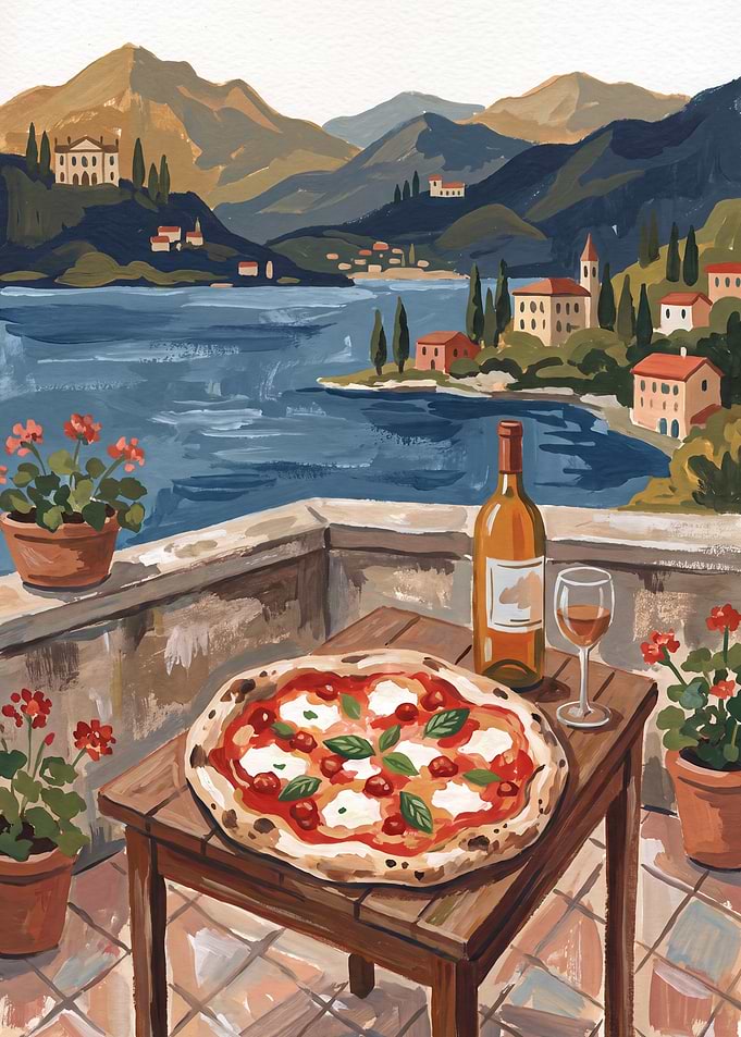 Italian Terrace Pizza and Wine View
