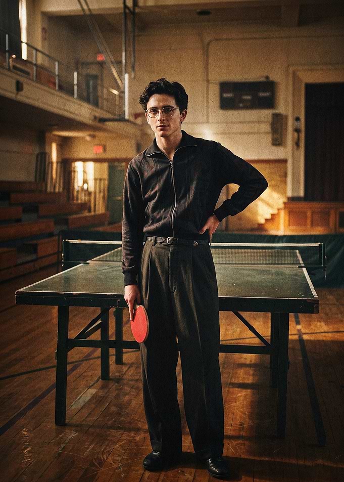 Celebrity Portrait Ping Pong Retro