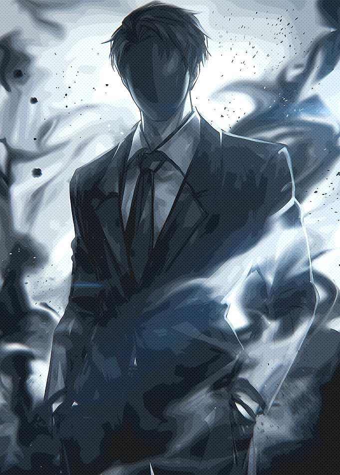 Faceless Man in Suit Digital Art