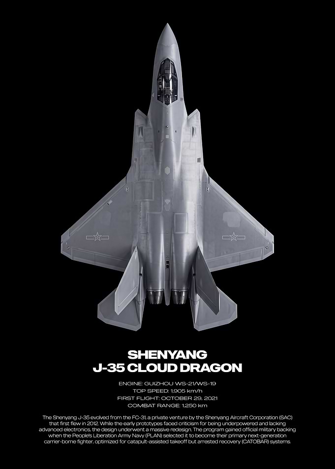 Shenyang J-35 Cloud Dragon Fighter Jet