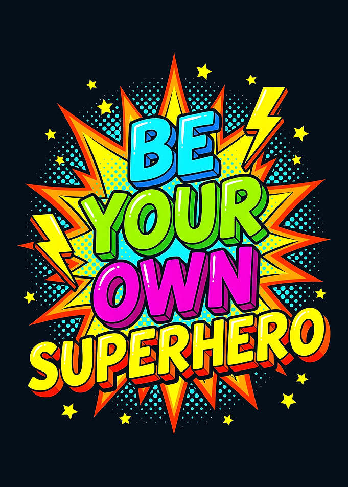 Be Your Own Superhero Pop Art