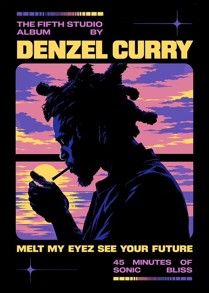 Denzel Curry Melt My Eyez Poster