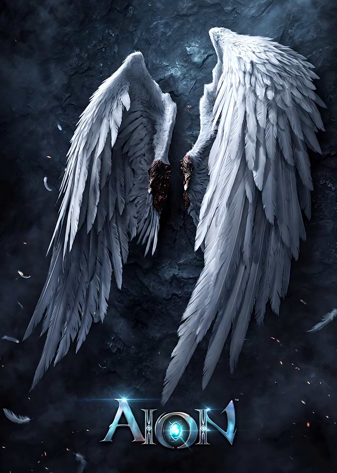 Aion Game Angel Wings Poster