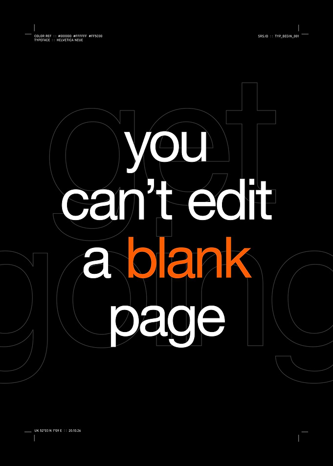 Inspirational Typography Poster Design