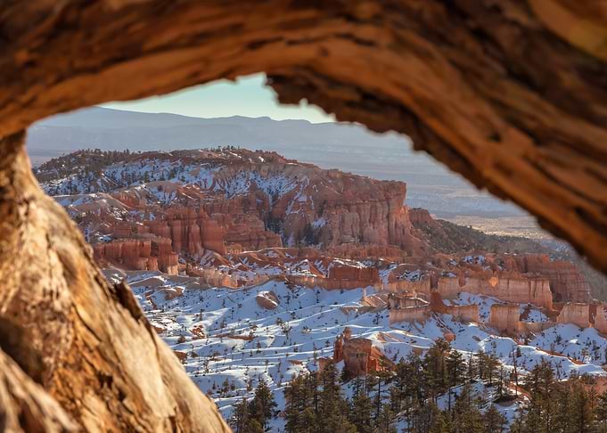 Bryce Canyon National Park Winter View