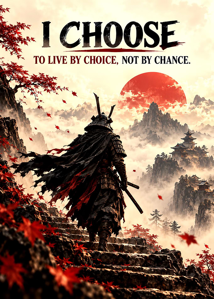 Samurai Warrior Inspirational Poster