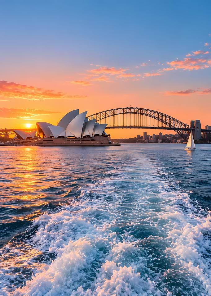 Sydney Opera House at Sunset