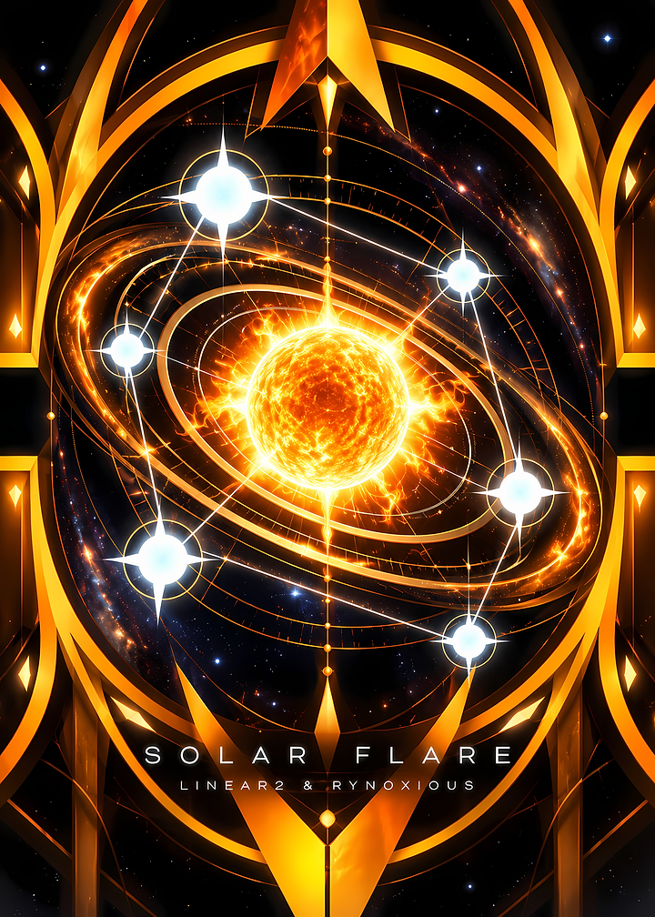 Solar Flare Abstract Space Art