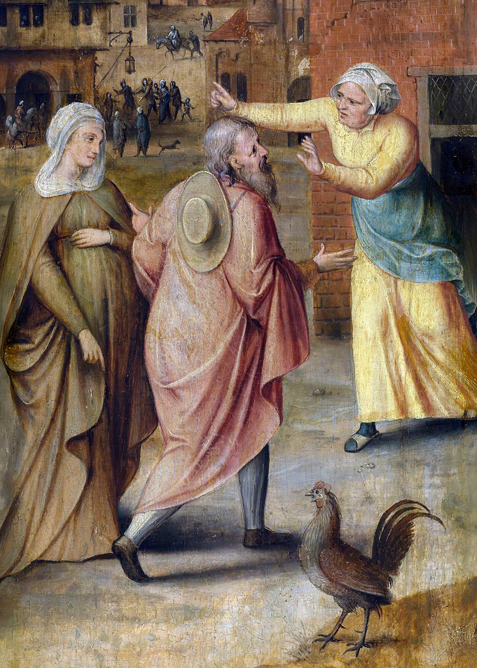 Hospitality refused to the Virgin and St Joseph